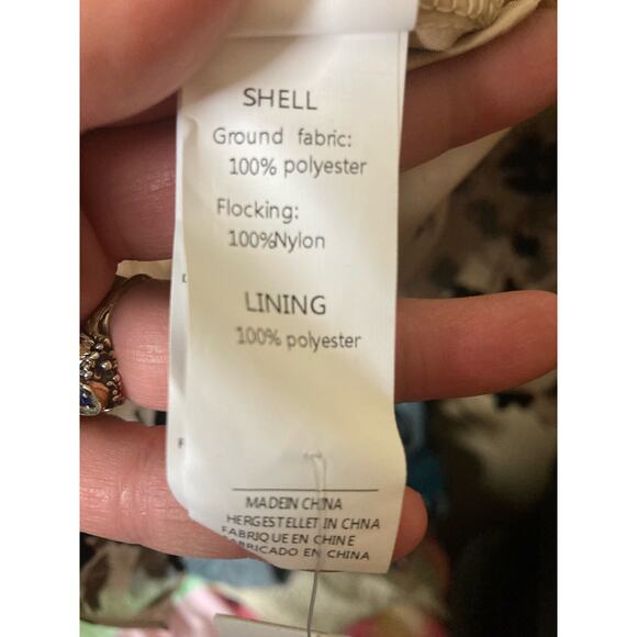 NWT Maxi Skirt Layered Net over Lining Tan and black Size L - Picture 4 of 8